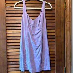 Purple linen dress XS Abercrombie and Fitch